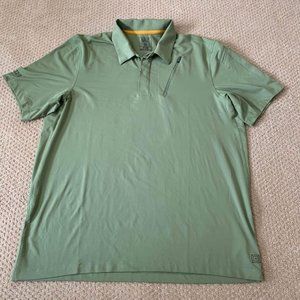 5.11 Tactical Polo Shirt Men's Size L Olive Green Range Field Operator Attire